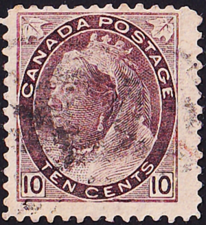  1898  . Queen Victoria 10 c .  18,0 . (1)